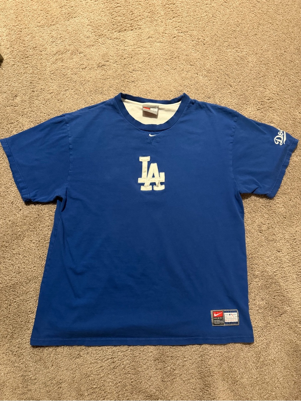 Nike Royal Blue LA Dodgers Short Sleeve Tee